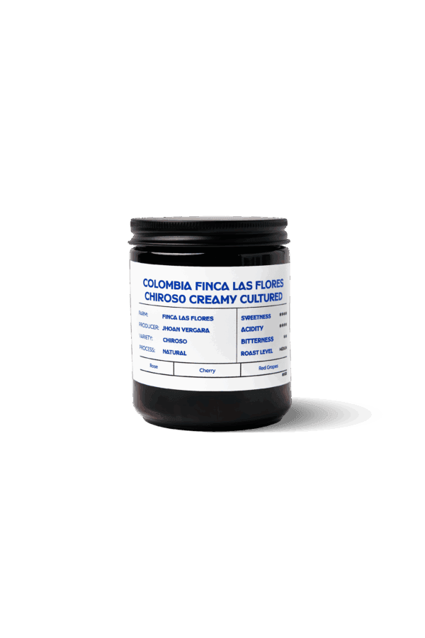 COLOMBIA FINCA LAS FLORES CHIROSO CREAMY CULTURED - BOXED JAR - Image 4